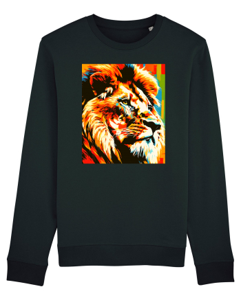 Lion Pop Art Black