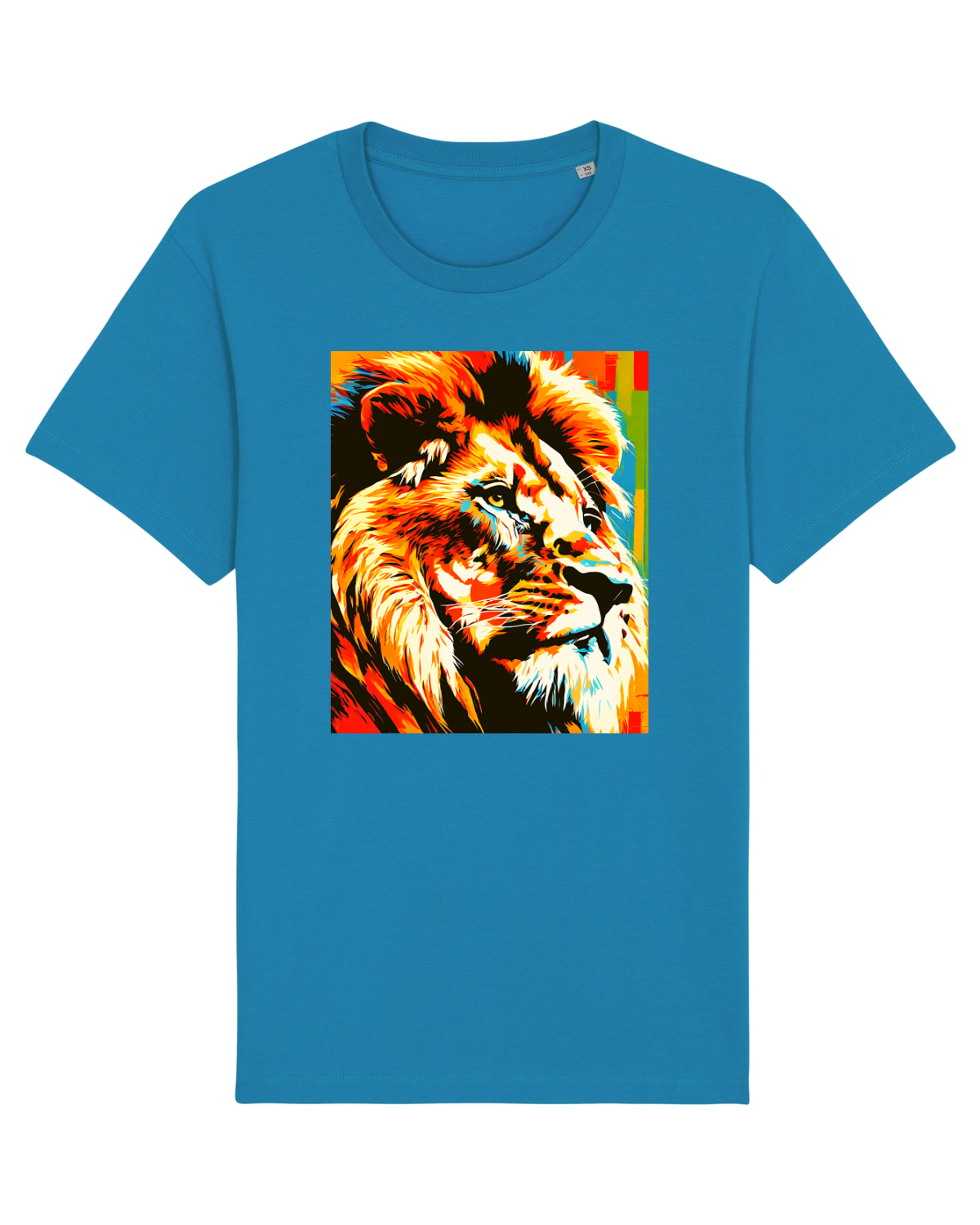 Tricou mânecă scurtă Unisex Rocker Azur