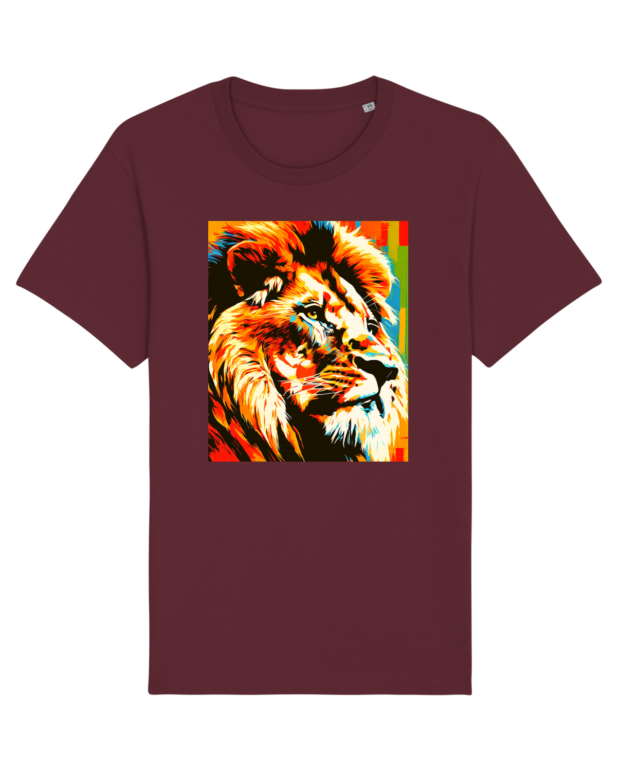 Tricou mânecă scurtă Unisex Rocker Burgundy