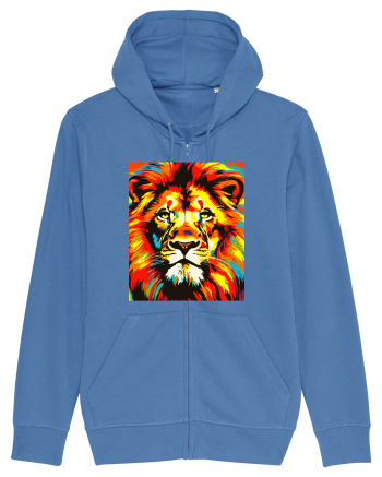 Lion Pop Art Bright Blue
