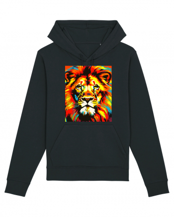 Lion Pop Art Black