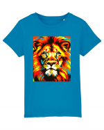 Lion Pop Art Tricou mânecă scurtă  Copii Mini Creator