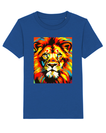 Lion Pop Art Majorelle Blue