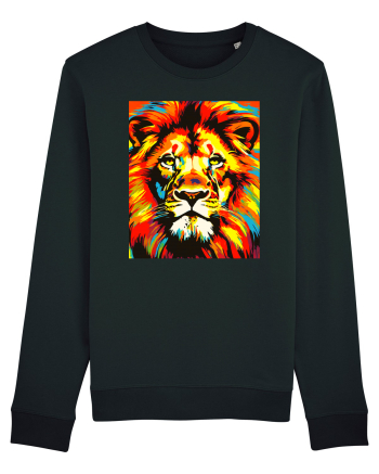Lion Pop Art Black