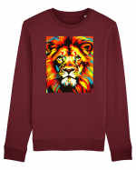 Lion Pop Art Bluză mânecă lungă Unisex Rise