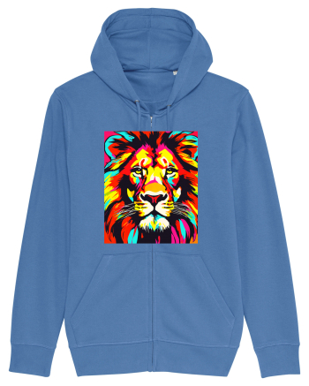 Lion Pop Art Bright Blue
