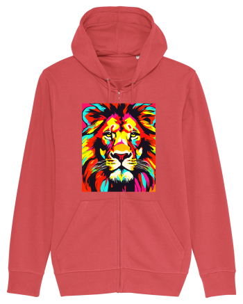 Lion Pop Art Carmine Red