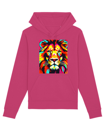 Lion Pop Art Raspberry