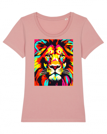 Lion Pop Art Canyon Pink