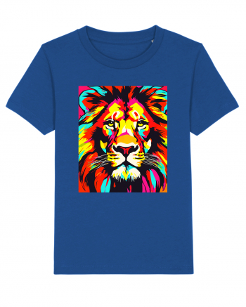 Lion Pop Art Majorelle Blue