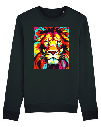Lion Pop Art Black