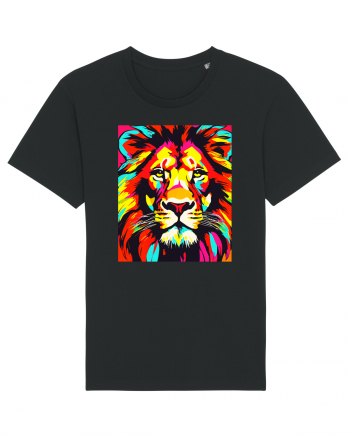 Lion Pop Art Black