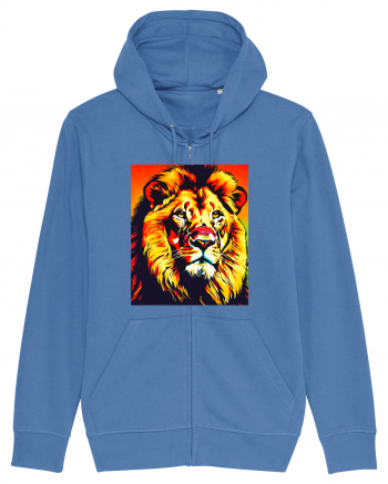 Lion Pop Art Bright Blue