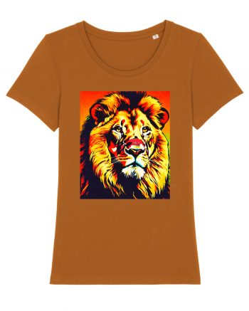 Lion Pop Art Roasted Orange