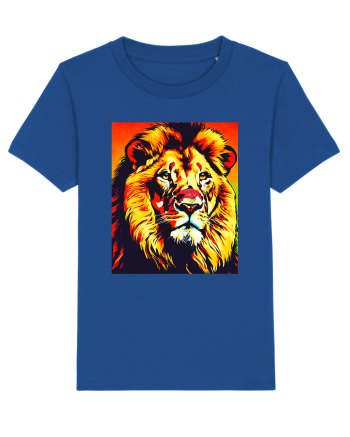 Lion Pop Art Majorelle Blue