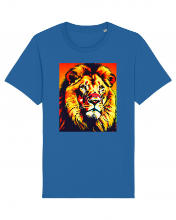 Lion Pop Art Royal Blue