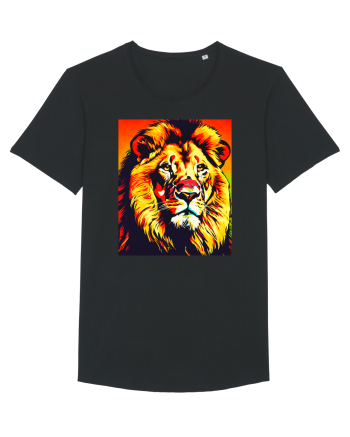 Lion Pop Art Black