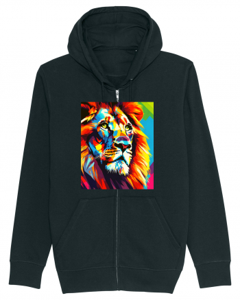 Lion Pop Art Black