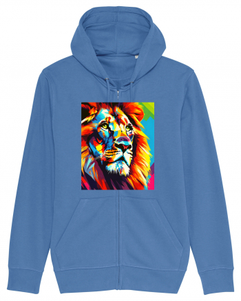 Lion Pop Art Bright Blue
