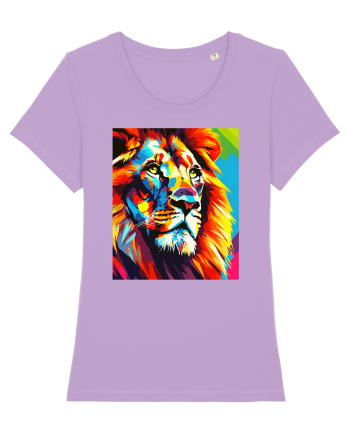 Lion Pop Art Lavender Dawn