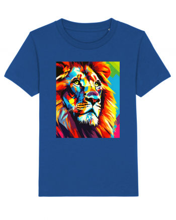 Lion Pop Art Majorelle Blue