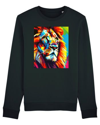 Lion Pop Art Black