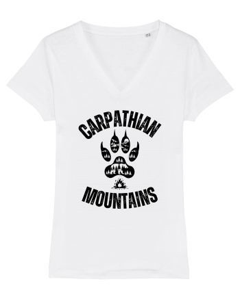 Carpathian Mountains.Muntii Carpati White
