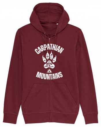 Carpathian Mountains.Muntii Carpati Burgundy