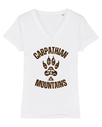 Carpathian Mountains.Muntii Carpati White