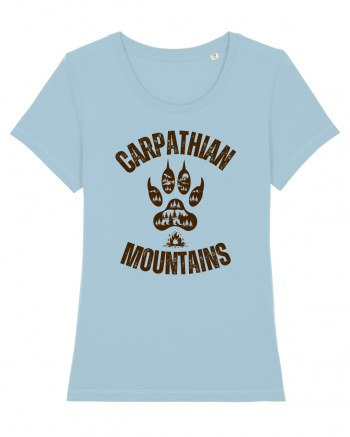 Carpathian Mountains.Muntii Carpati Sky Blue