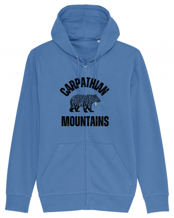 Carpathian Mountains.Muntii Carpati Bright Blue