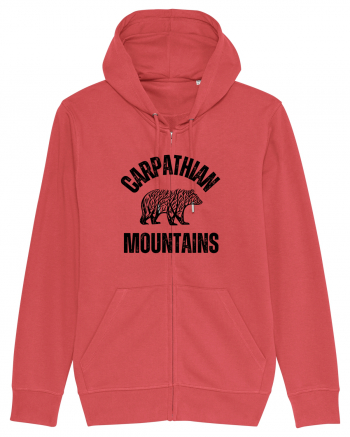 Carpathian Mountains.Muntii Carpati Carmine Red