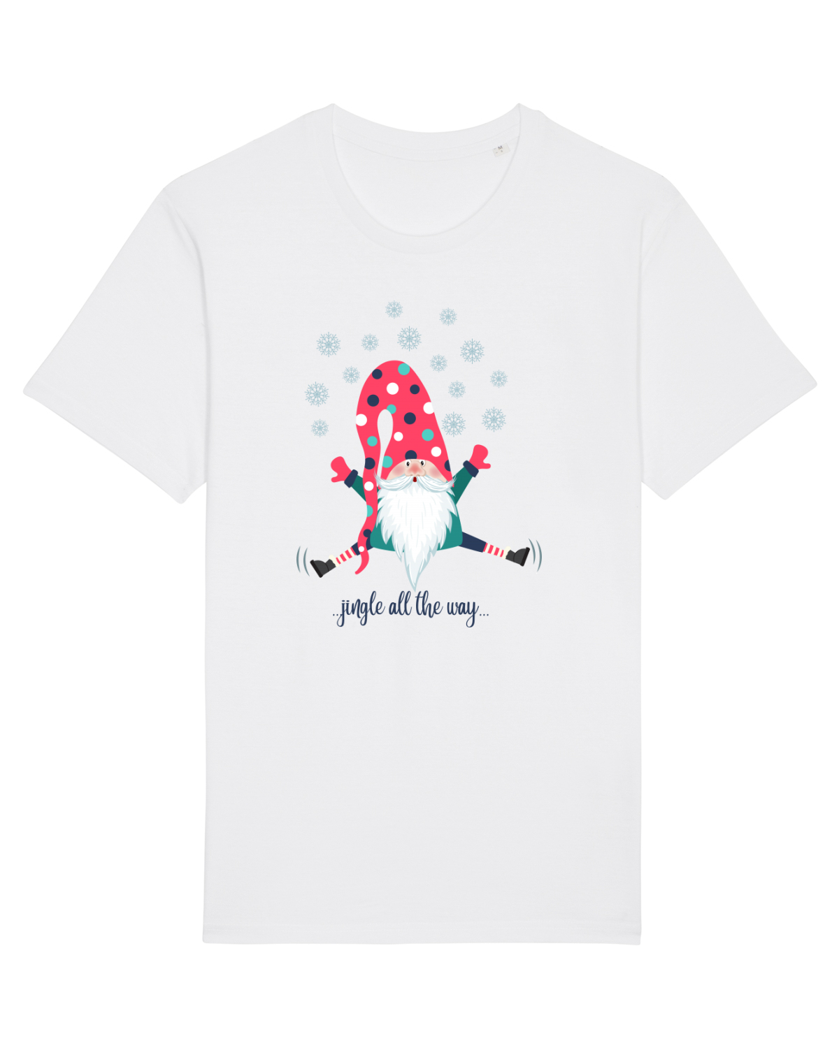 Tricou mânecă scurtă Unisex Rocker White