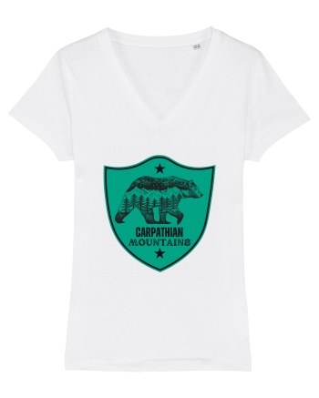 Carpathian Mountains.Muntii Carpati White