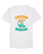 Carpathian Mountains.Muntii Carpati Tricou mânecă scurtă guler larg Bărbat Skater