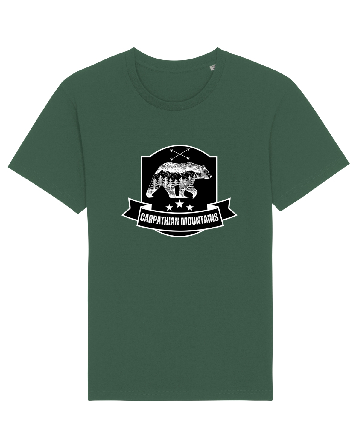 Tricou mânecă scurtă Unisex Rocker Bottle Green
