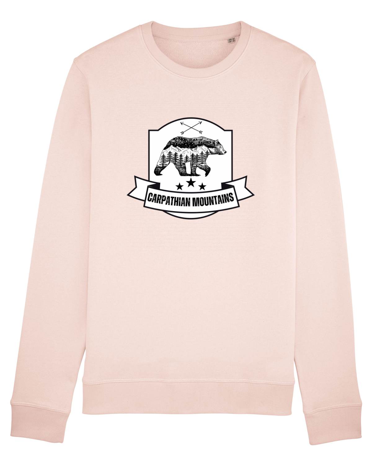 Bluză mânecă lungă Unisex Rise Candy Pink