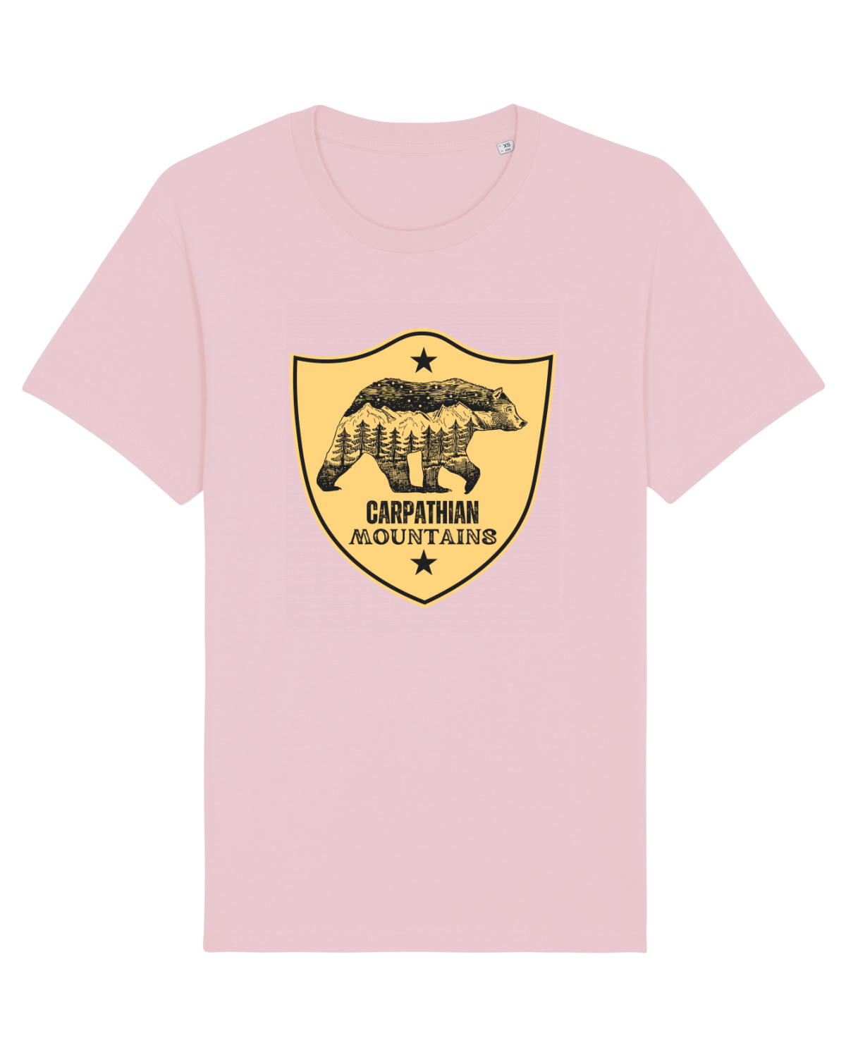 Tricou mânecă scurtă Unisex Rocker Cotton Pink