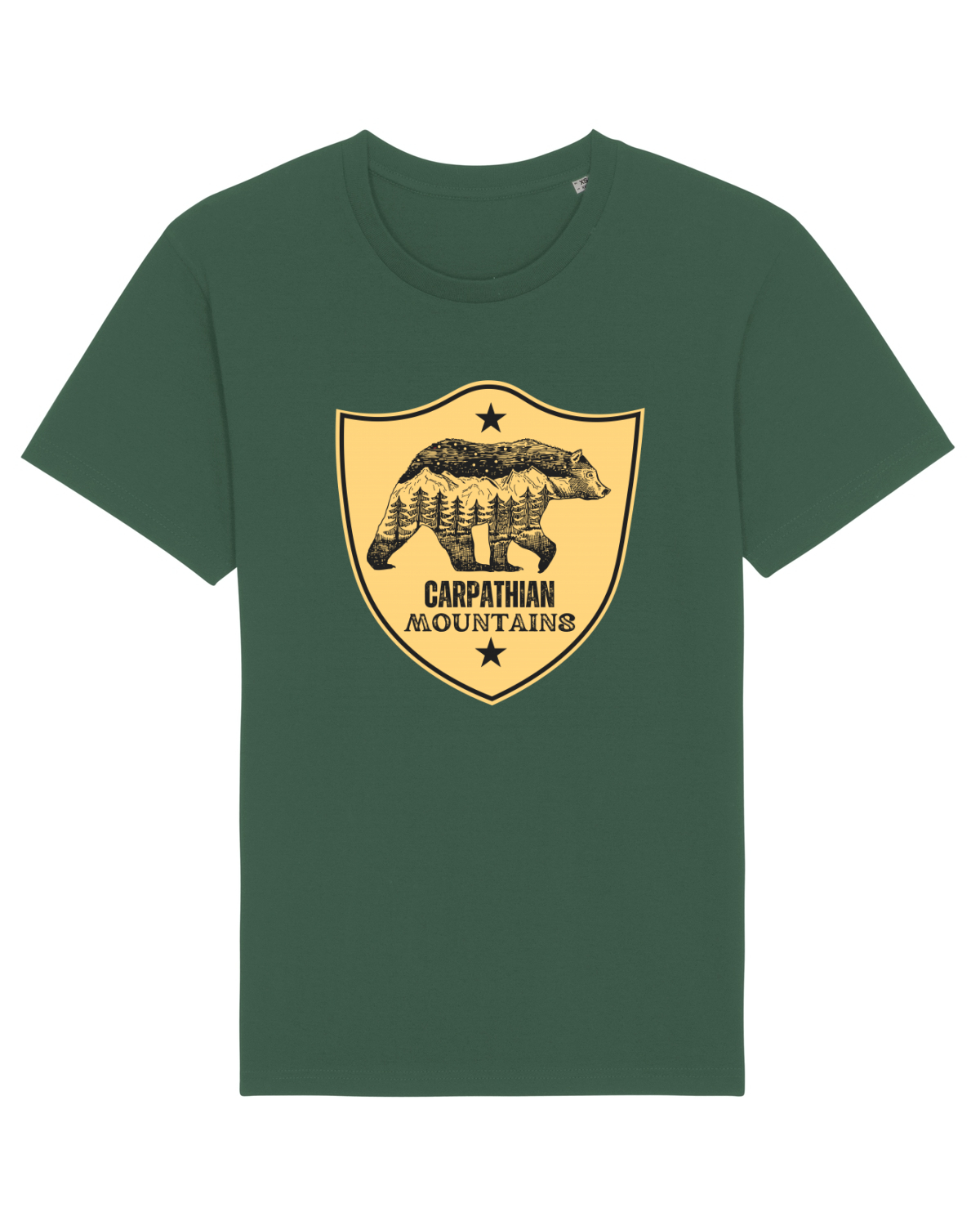 Tricou mânecă scurtă Unisex Rocker Bottle Green