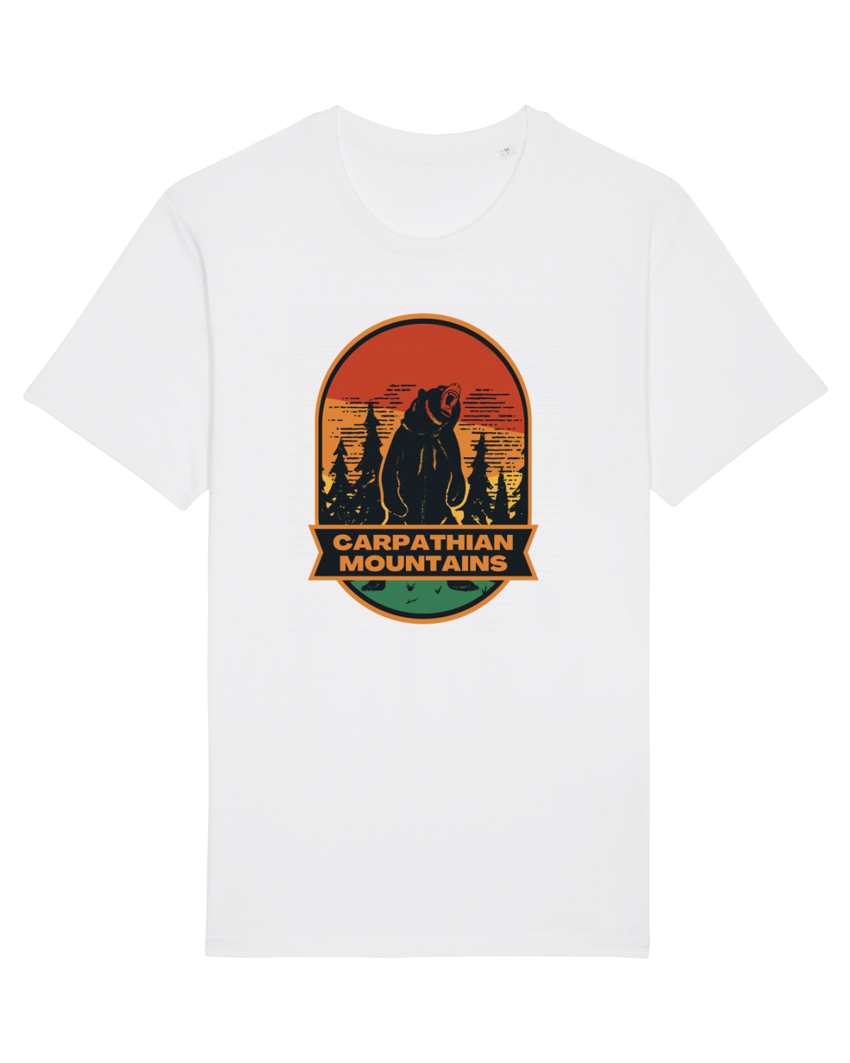 Tricou mânecă scurtă Unisex Rocker White