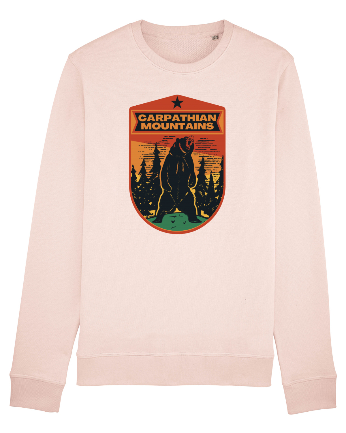 Bluză mânecă lungă Unisex Rise Candy Pink