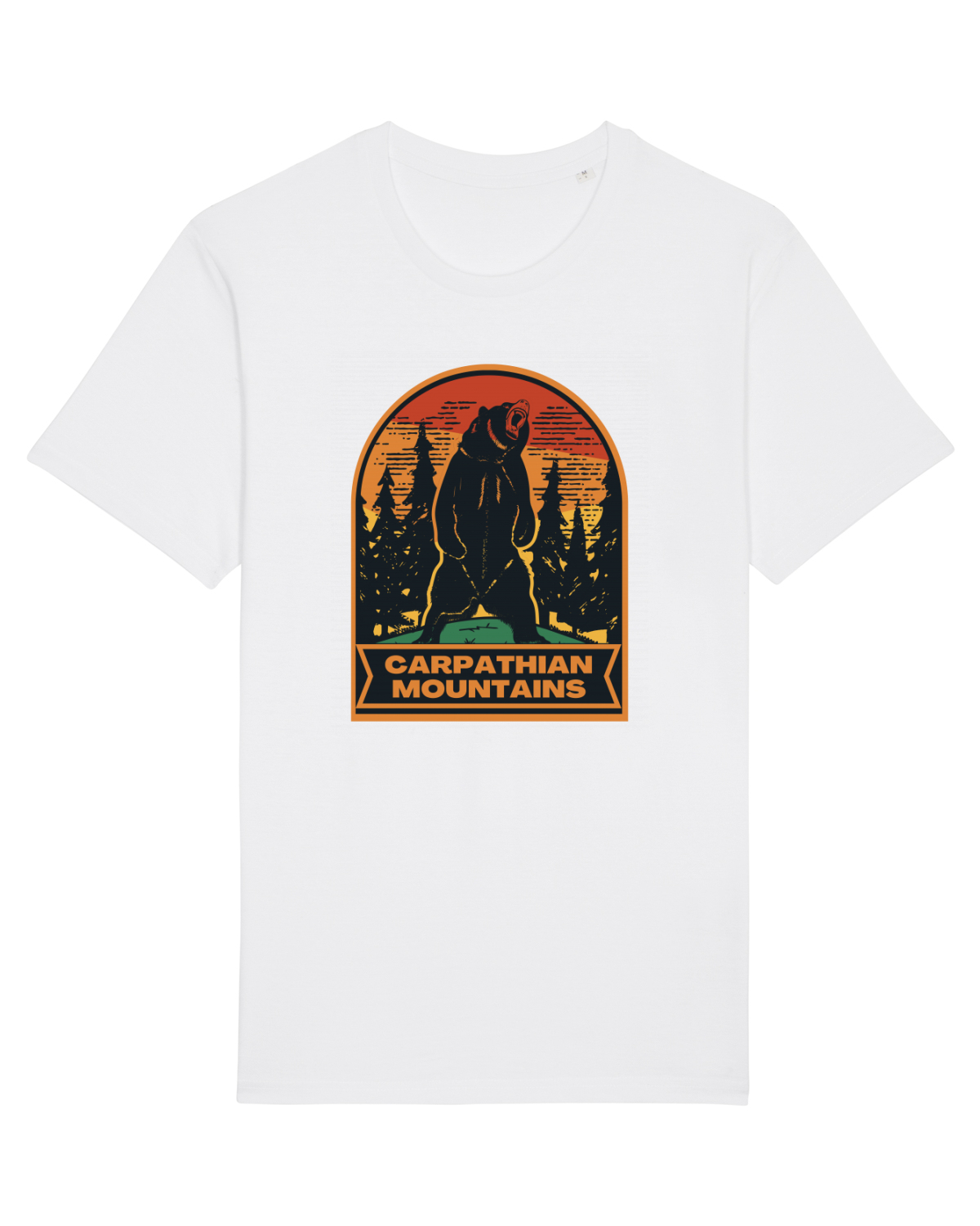 Tricou mânecă scurtă Unisex Rocker White