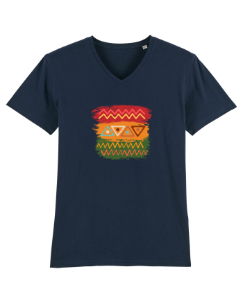 African Design French Navy