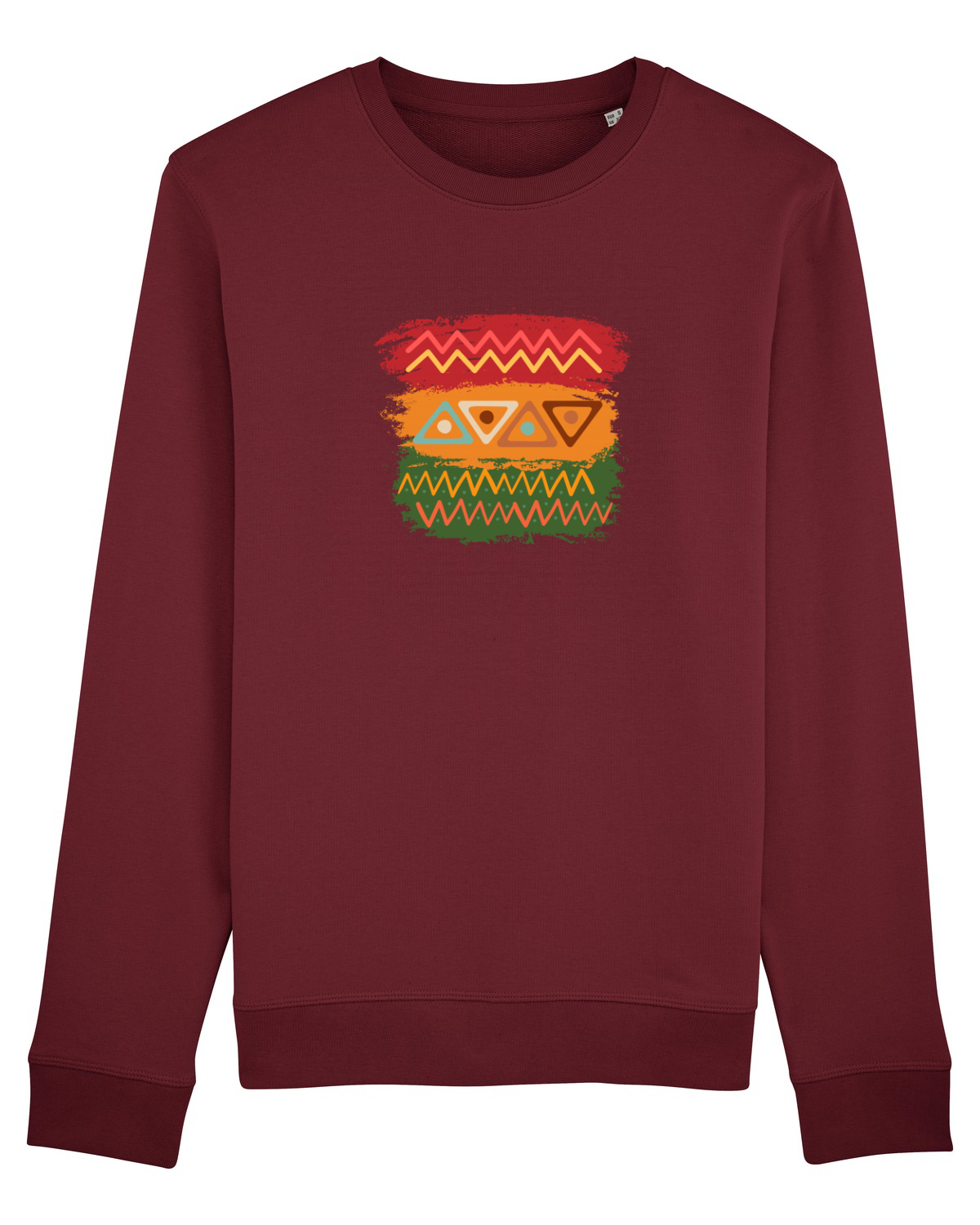 Bluză mânecă lungă Unisex Rise Burgundy