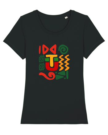 Africa Tribal Pattern Black