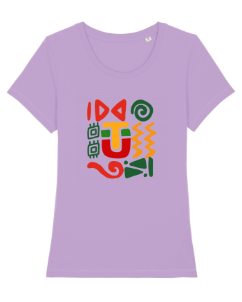 Africa Tribal Pattern Lavender Dawn