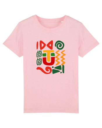Africa Tribal Pattern Cotton Pink