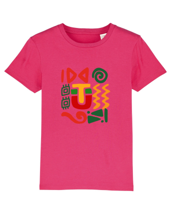 Africa Tribal Pattern Raspberry
