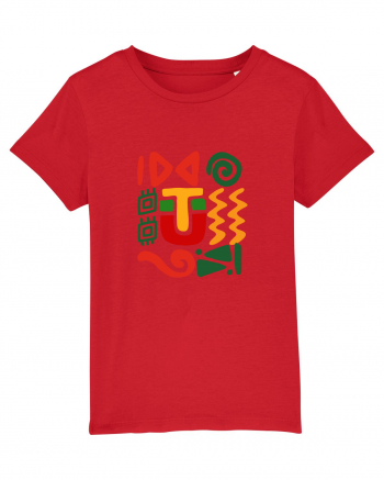 Africa Tribal Pattern Red