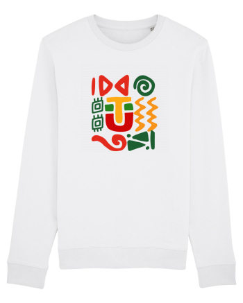 Africa Tribal Pattern White